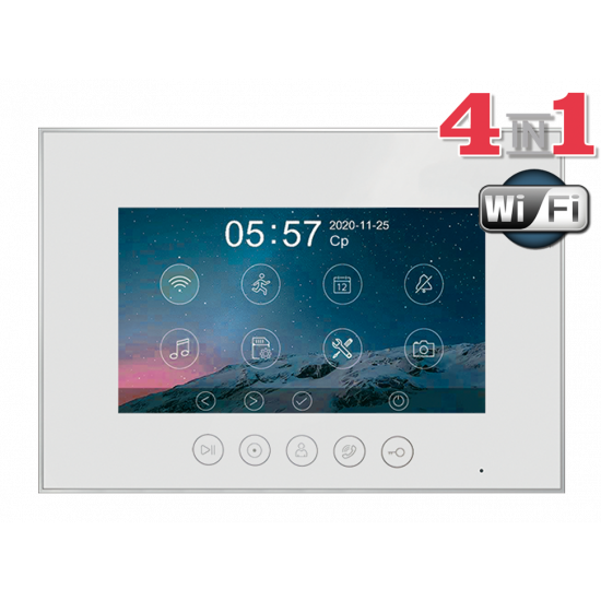Монитор видеодомофона Tantos Marilyn HD Wi-Fi s (White)