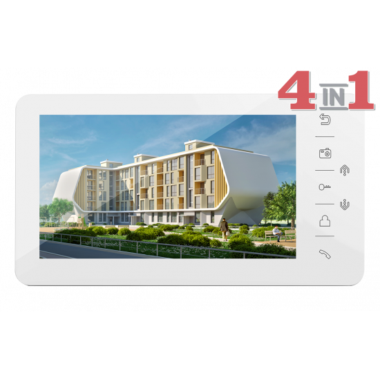 Монитор видеодомофона Tantos Prime HD (White)